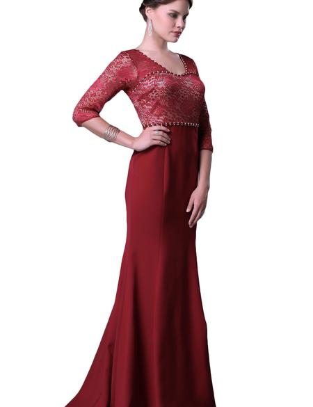 KIRMIZI Balık Abiye Elbise - 50212825002