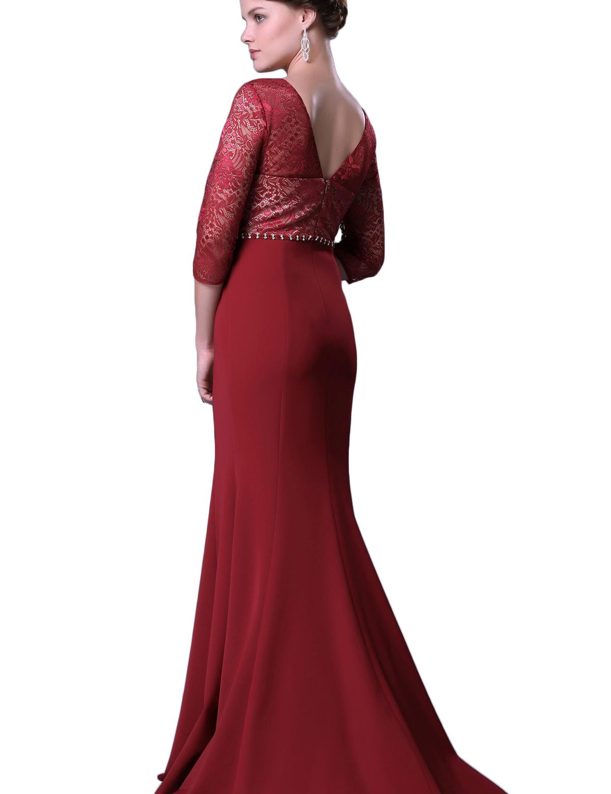 KIRMIZI Balık Abiye Elbise - 50212825002