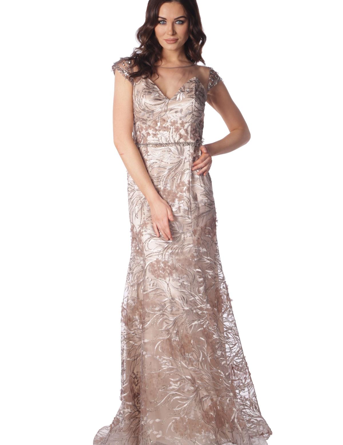 BEYAZ Balık Abiye Elbise