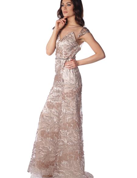 BEYAZ Balık Abiye Elbise - 50212830001