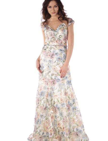 MULTICOLOR Balık Abiye Elbise - 50212831001