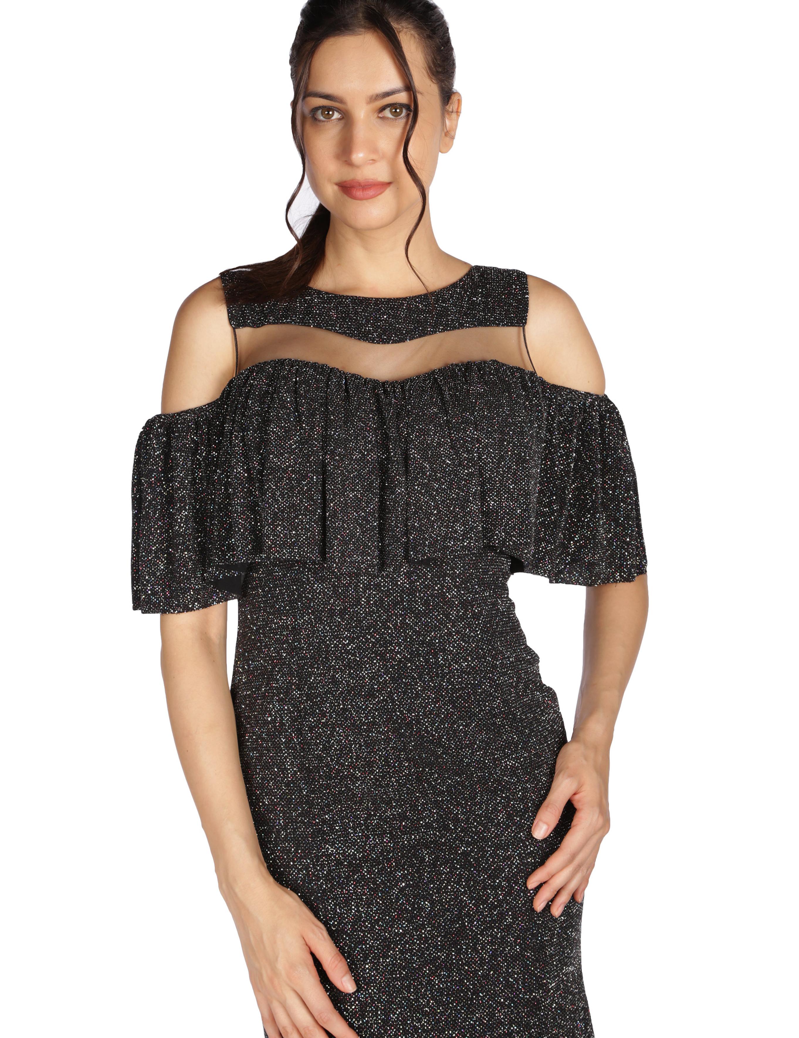 SIYAH Uzun Abiye Elbise