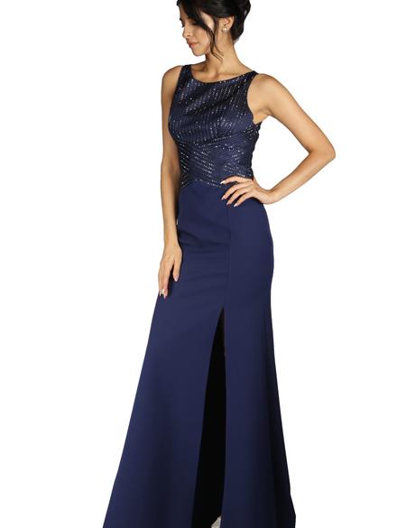 LACIVERT Balık Abiye Elbise - 50212839001