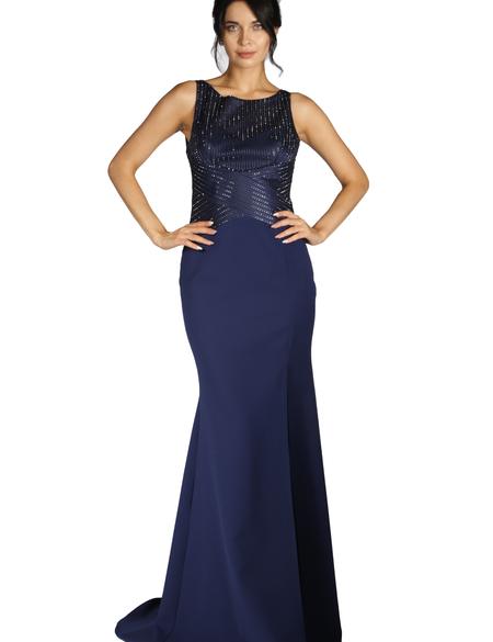 LACIVERT Balık Abiye Elbise - 50212839001