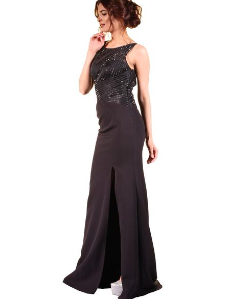 SIYAH Balık Abiye Elbise - 50212842001