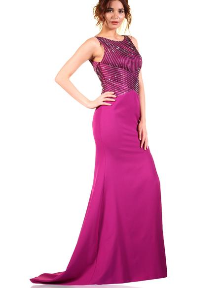 PEMBE Balık Abiye Elbise - 50212844001