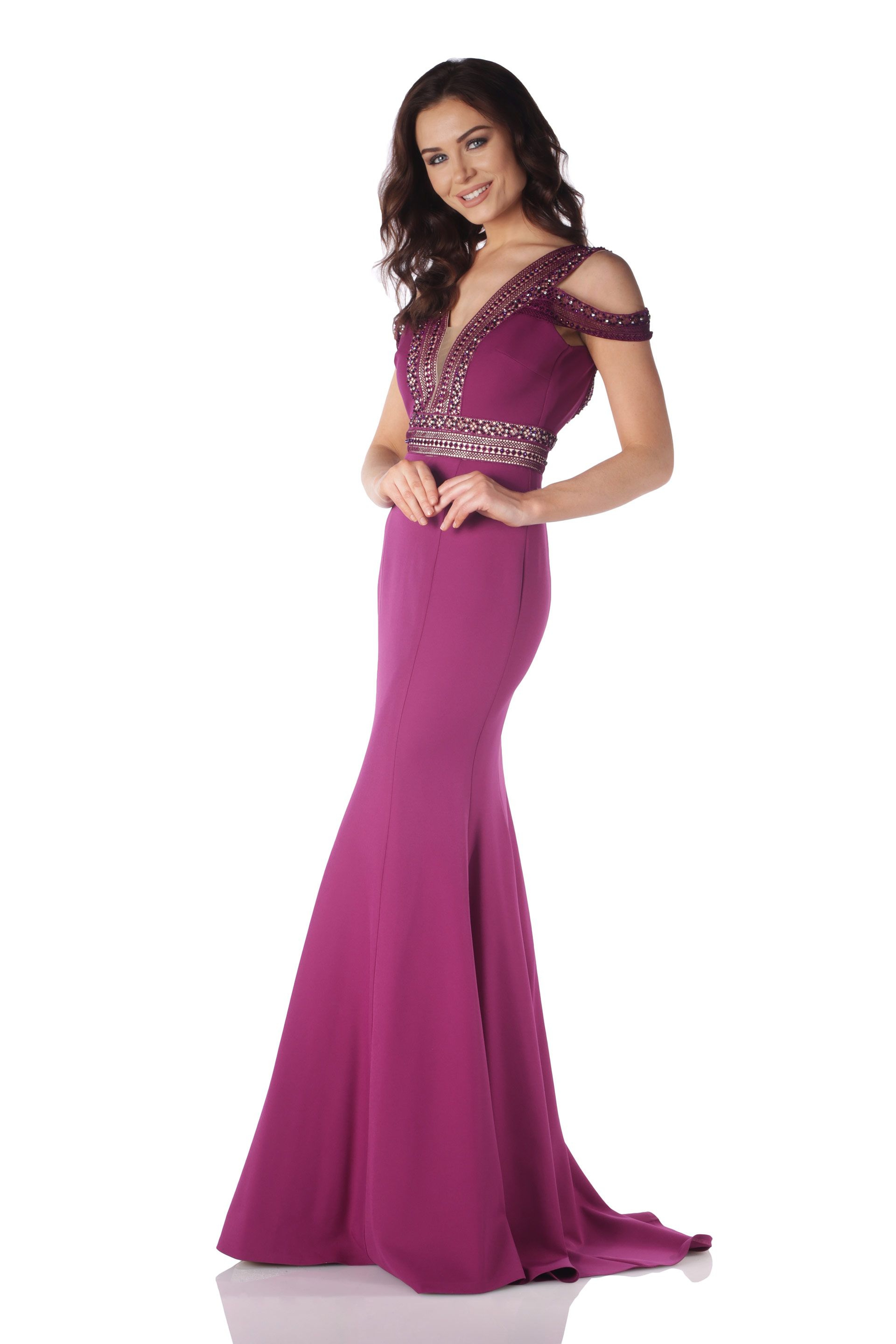 PEMBE Balık Abiye Elbise - Image 3