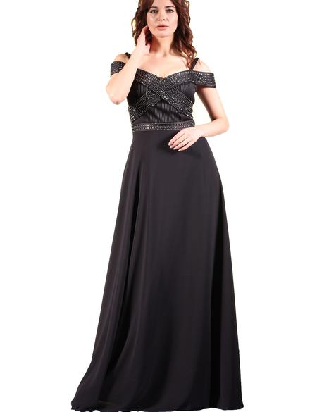 SIYAH Uzun Abiye Elbise - 50212853002