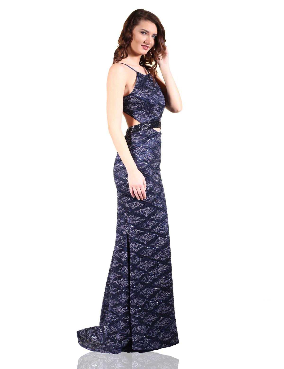 LACIVERT Uzun Abiye Elbise - 50212866003