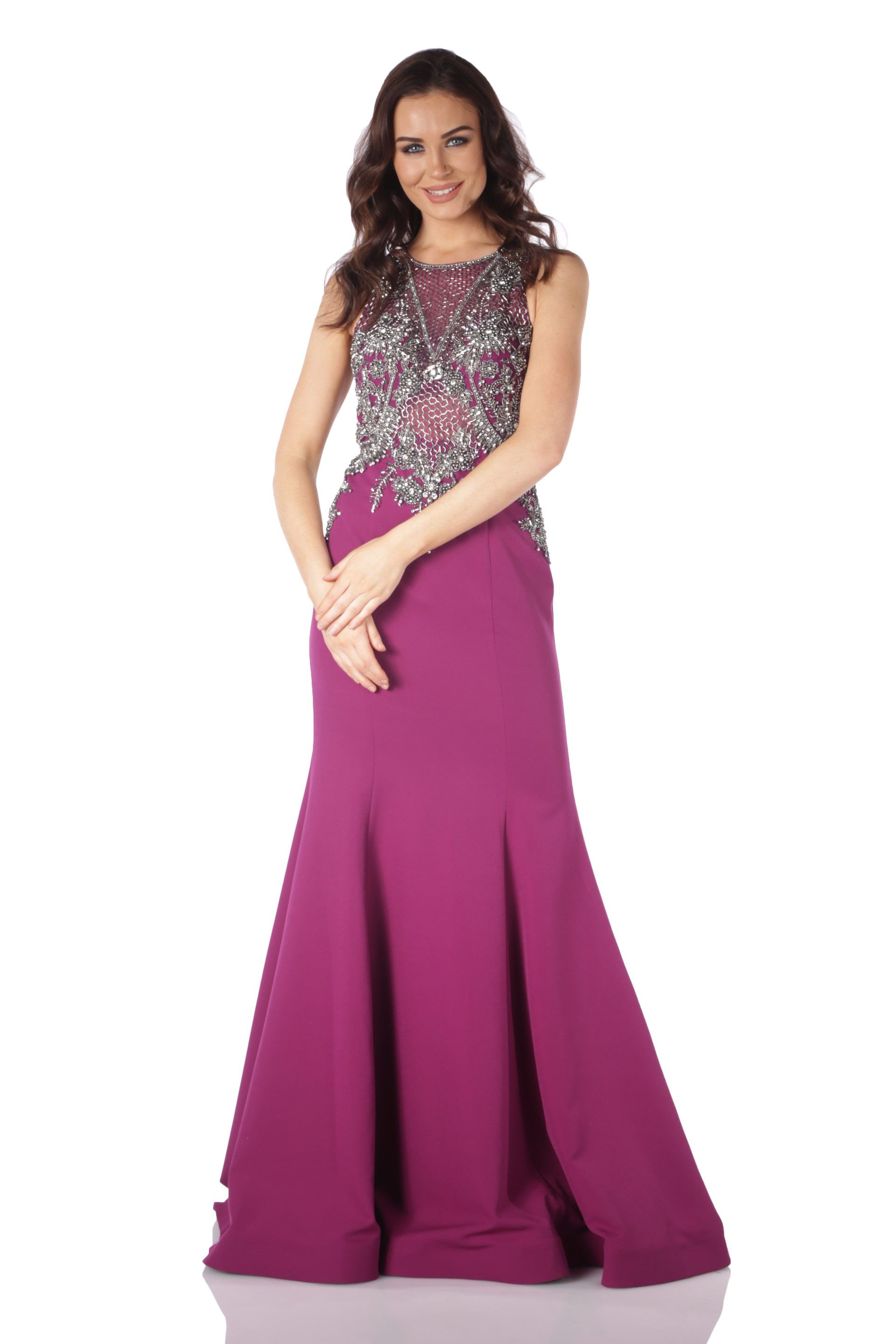 PEMBE Balık Abiye Elbise - Image 1