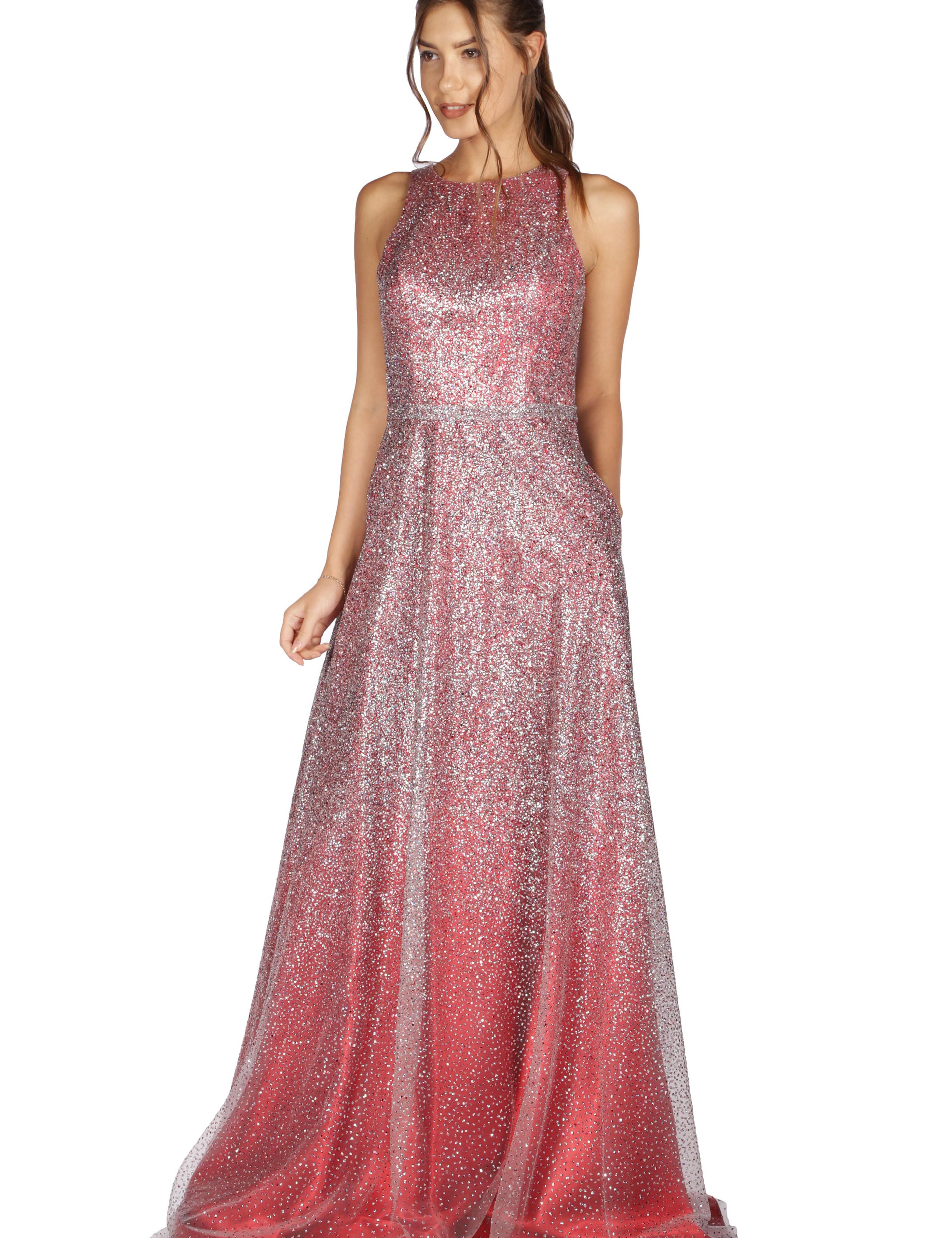 KIRMIZI Prenses Abiye Elbise