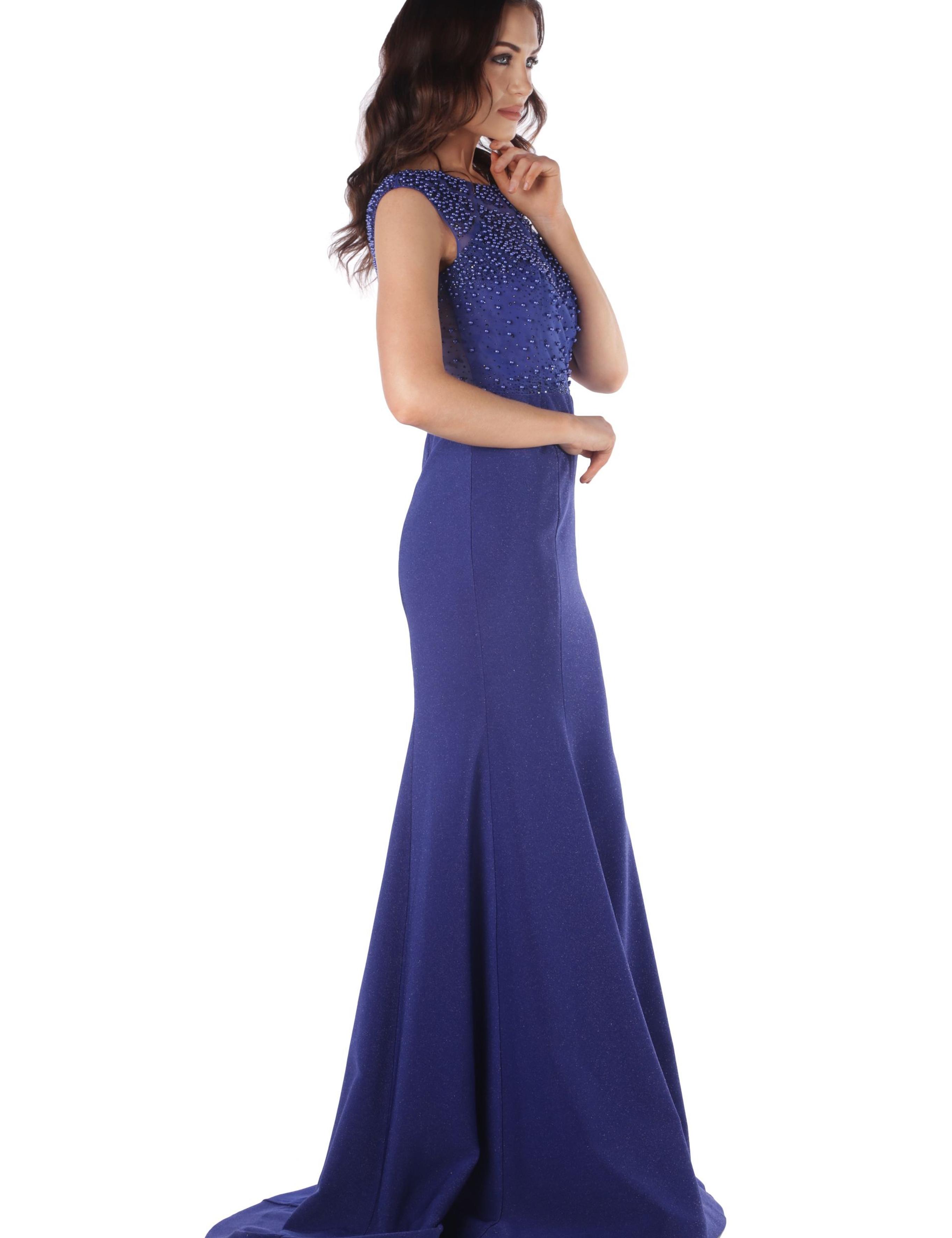 MAVI Balık Abiye Elbise