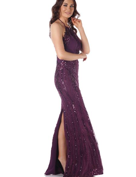 PEMBE Uzun Abiye Elbise - 50212918001