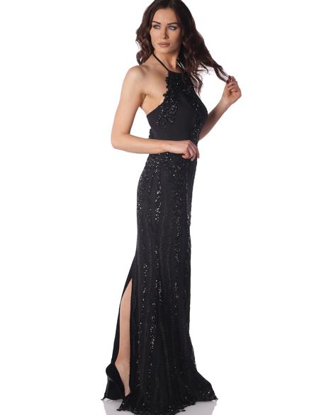 SIYAH Uzun Abiye Elbise - 50212920001