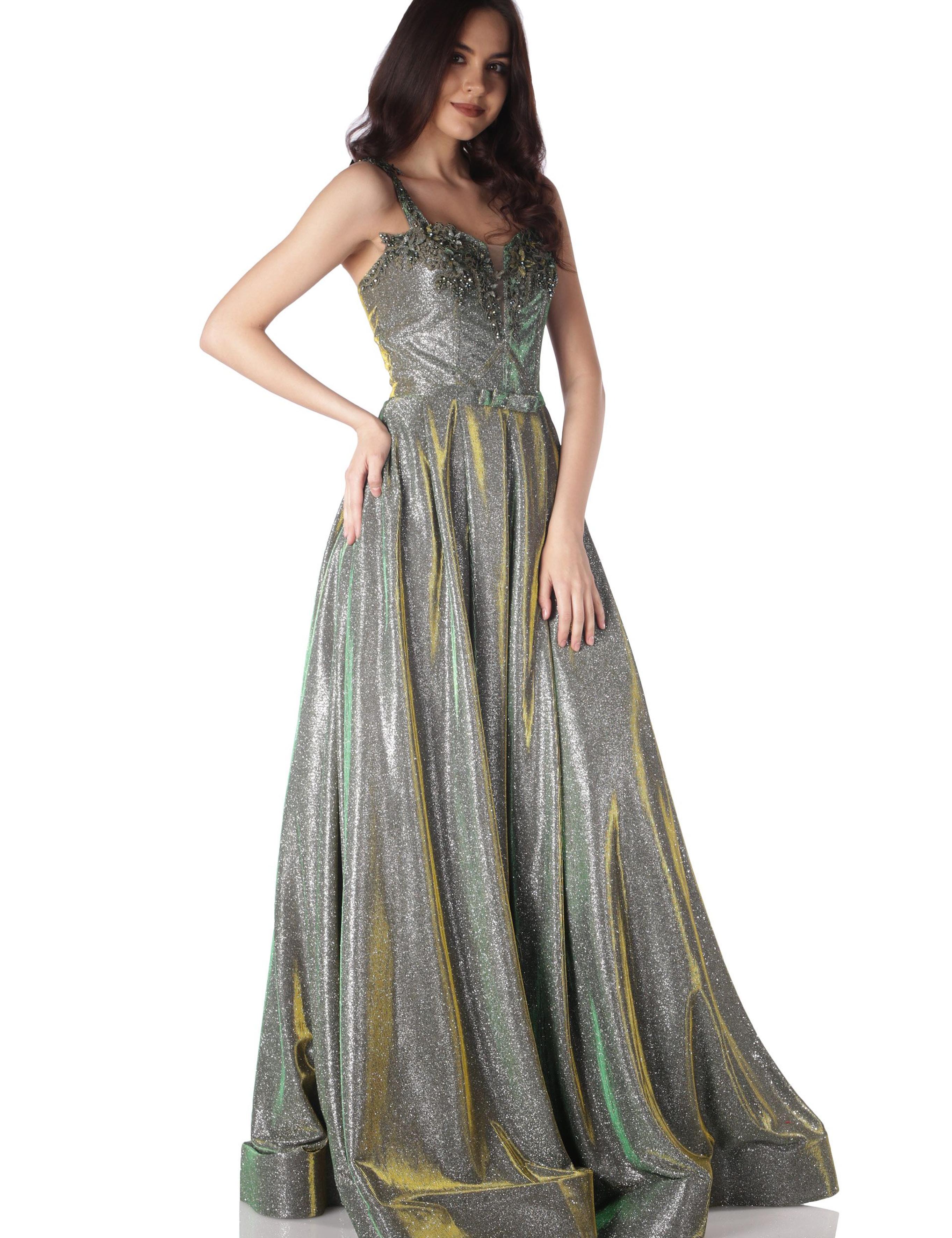 YESIL Prenses Abiye Elbise