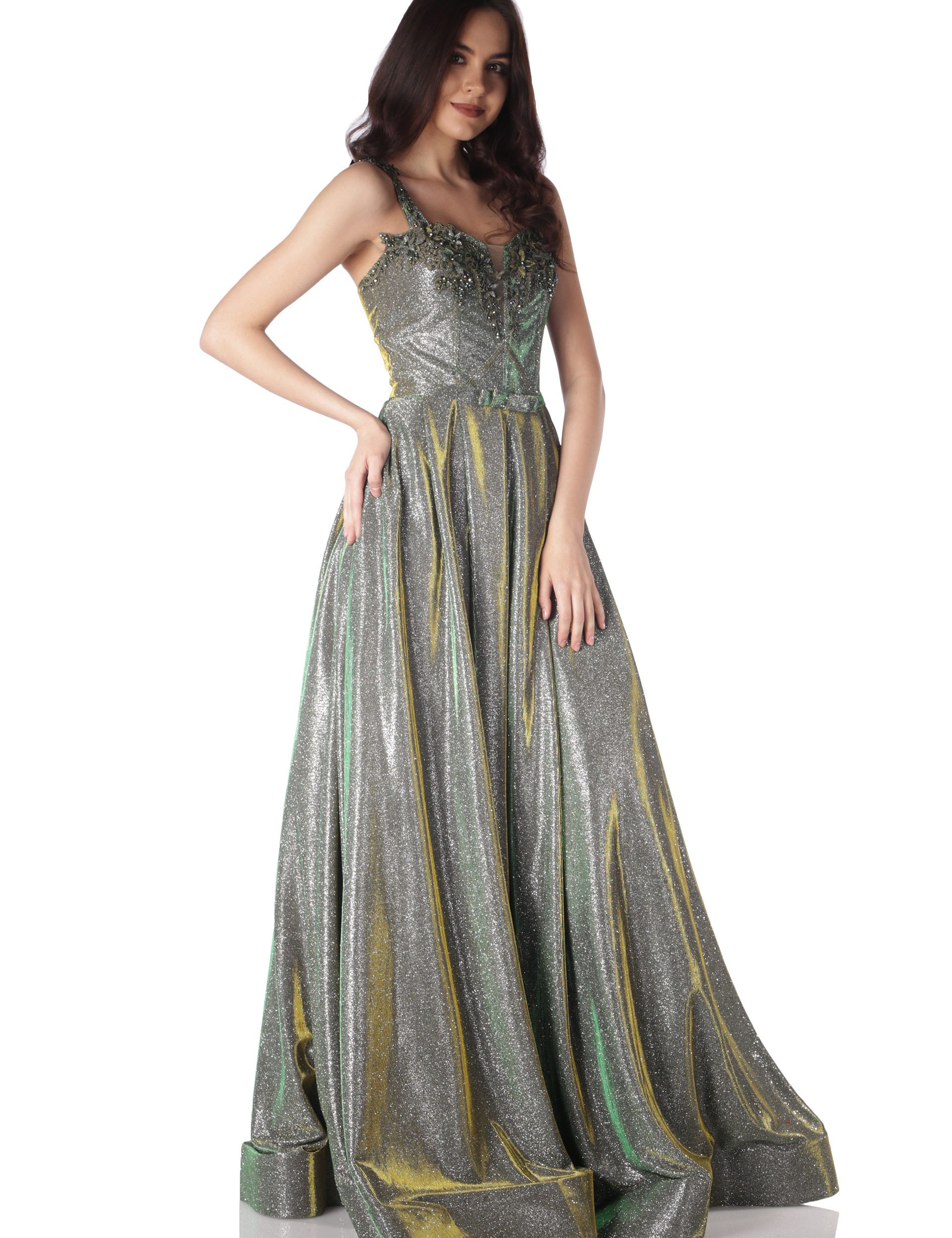 YESIL Prenses Abiye Elbise