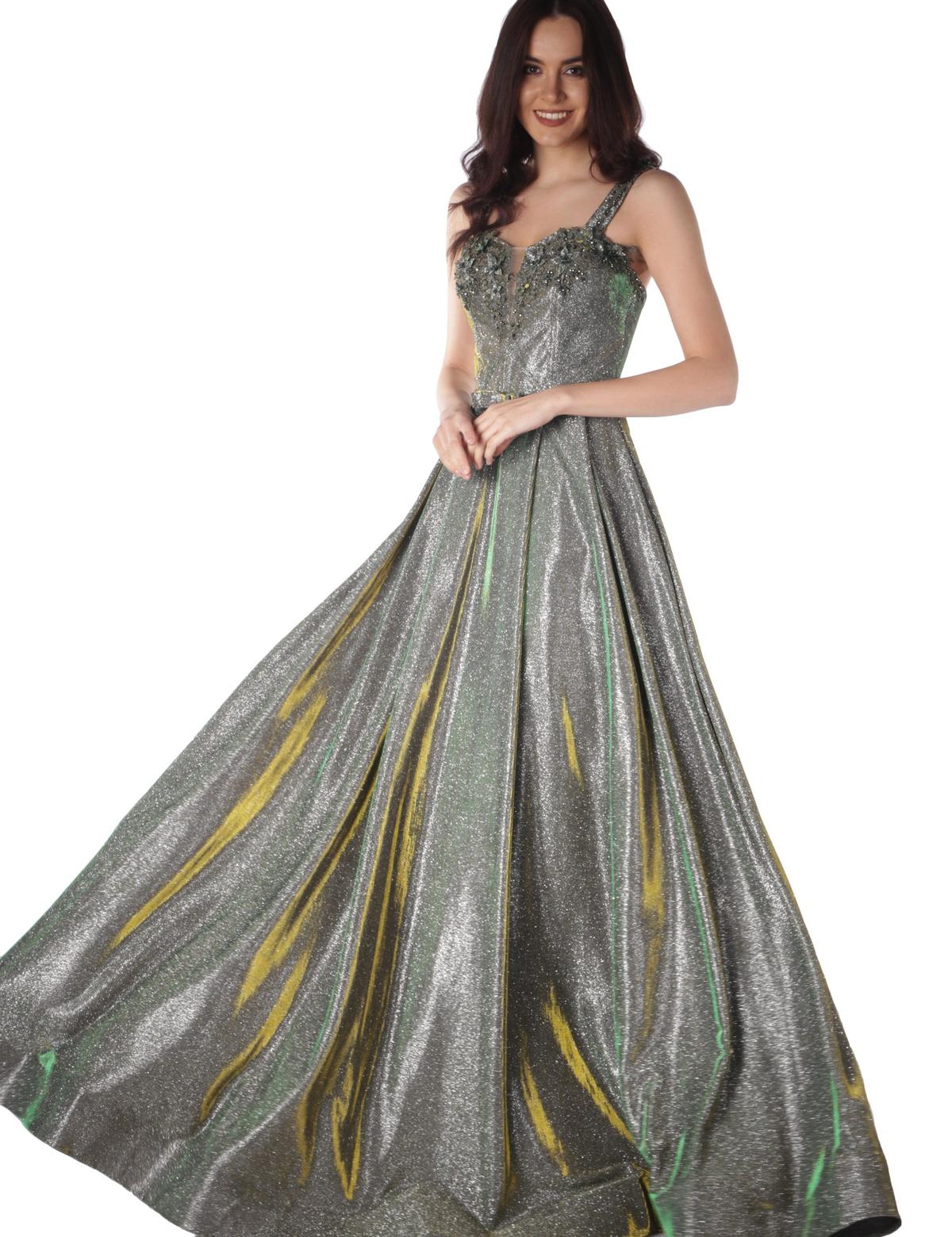 YESIL Prenses Abiye Elbise