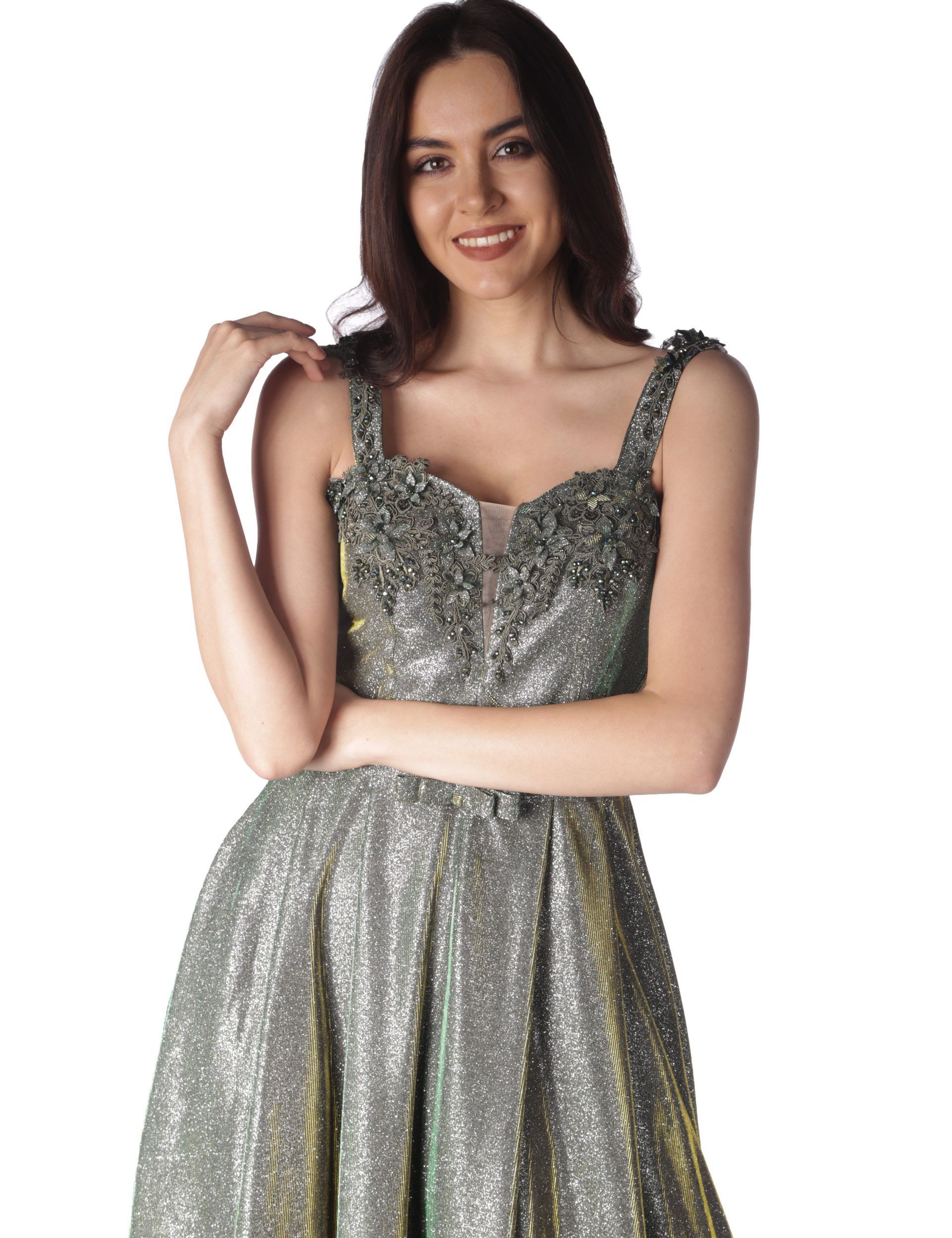 YESIL Prenses Abiye Elbise
