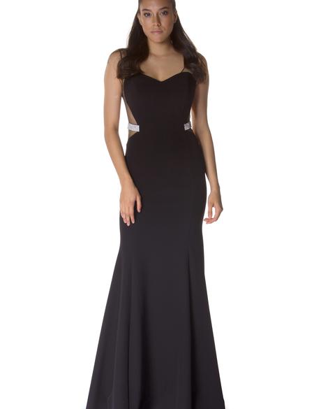 SIYAH Uzun Abiye Elbise - 50218104001