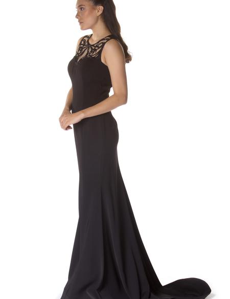 SIYAH Balık Abiye Elbise - 50218106001