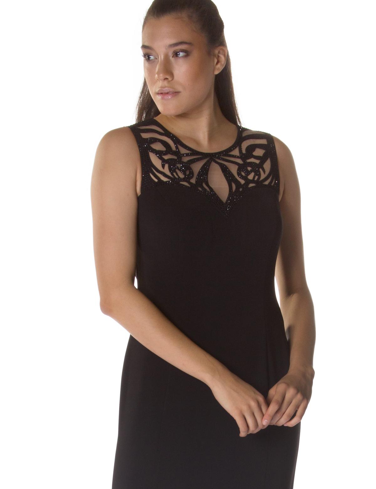 SIYAH Balık Abiye Elbise - 50218106001