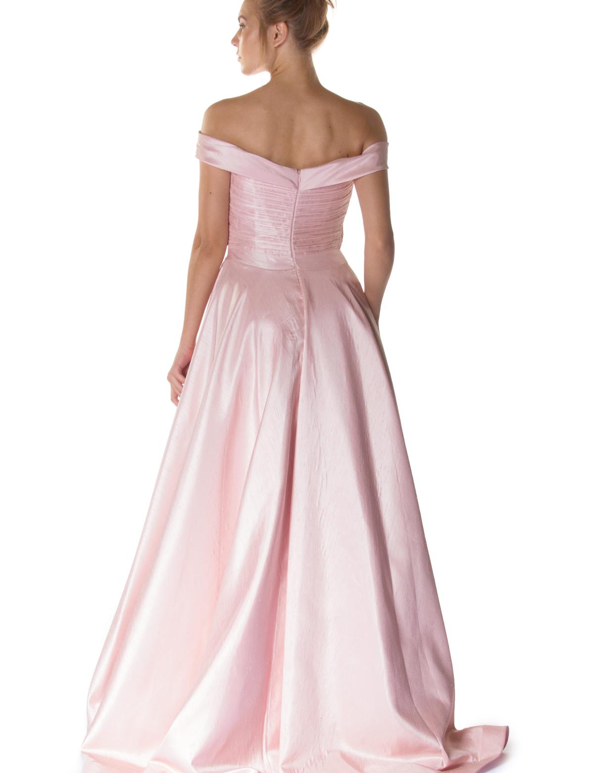 PEMBE Uzun Abiye Elbise - 50218108001