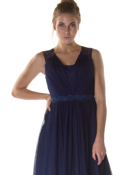 LACIVERT Uzun Abiye Elbise - 50218154001