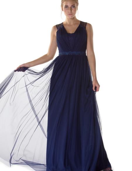 LACIVERT Uzun Abiye Elbise - 50218154001