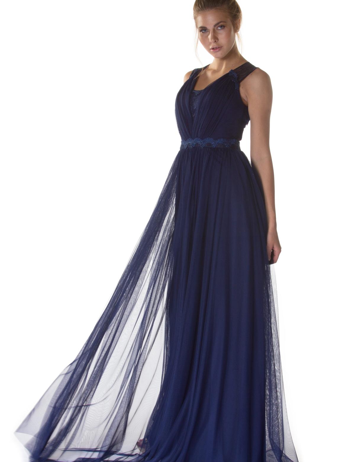 LACIVERT Uzun Abiye Elbise - 50218154001