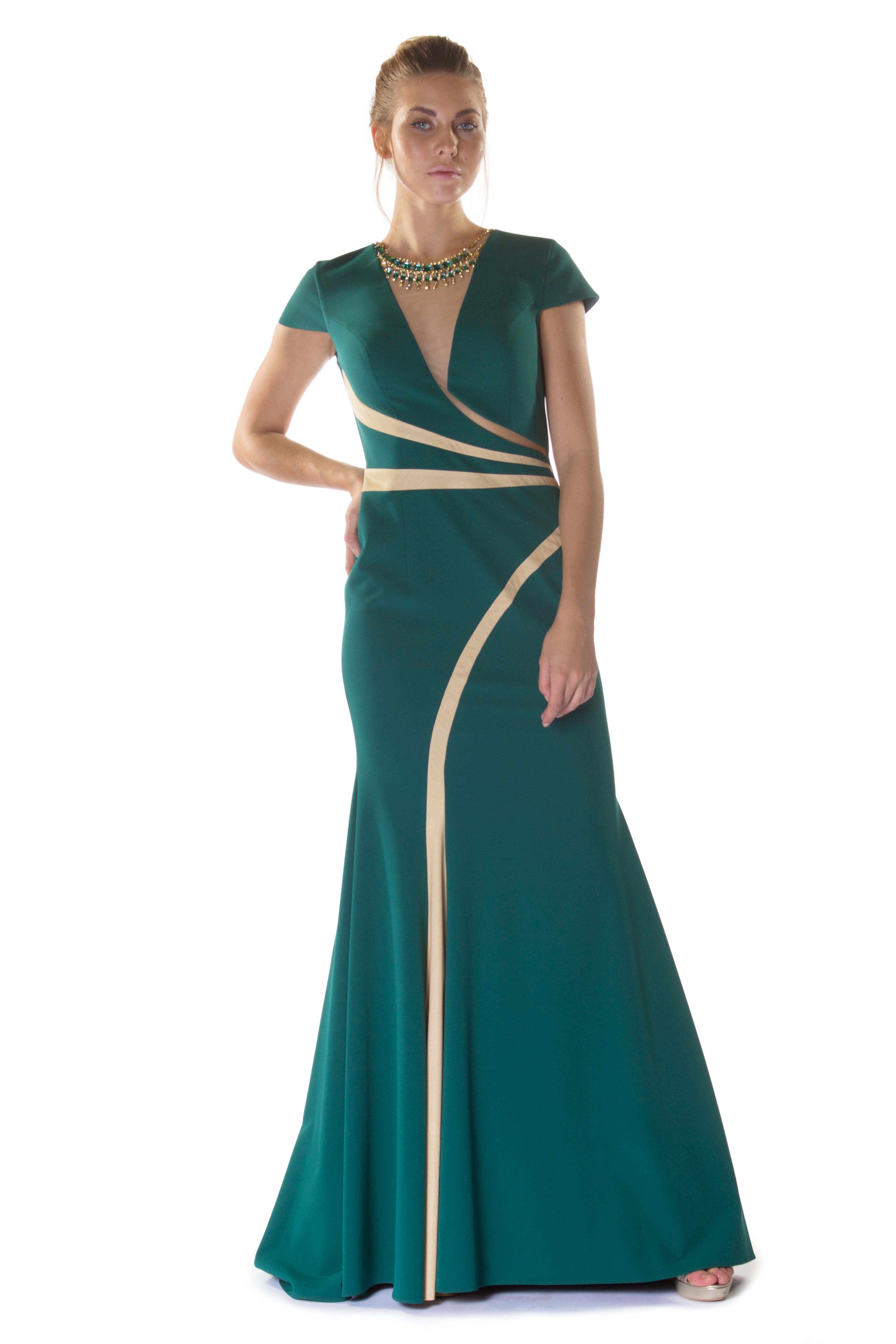 YESIL Balık Abiye Elbise - Image 1