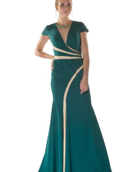 YESIL Balık Abiye Elbise - 50218155002