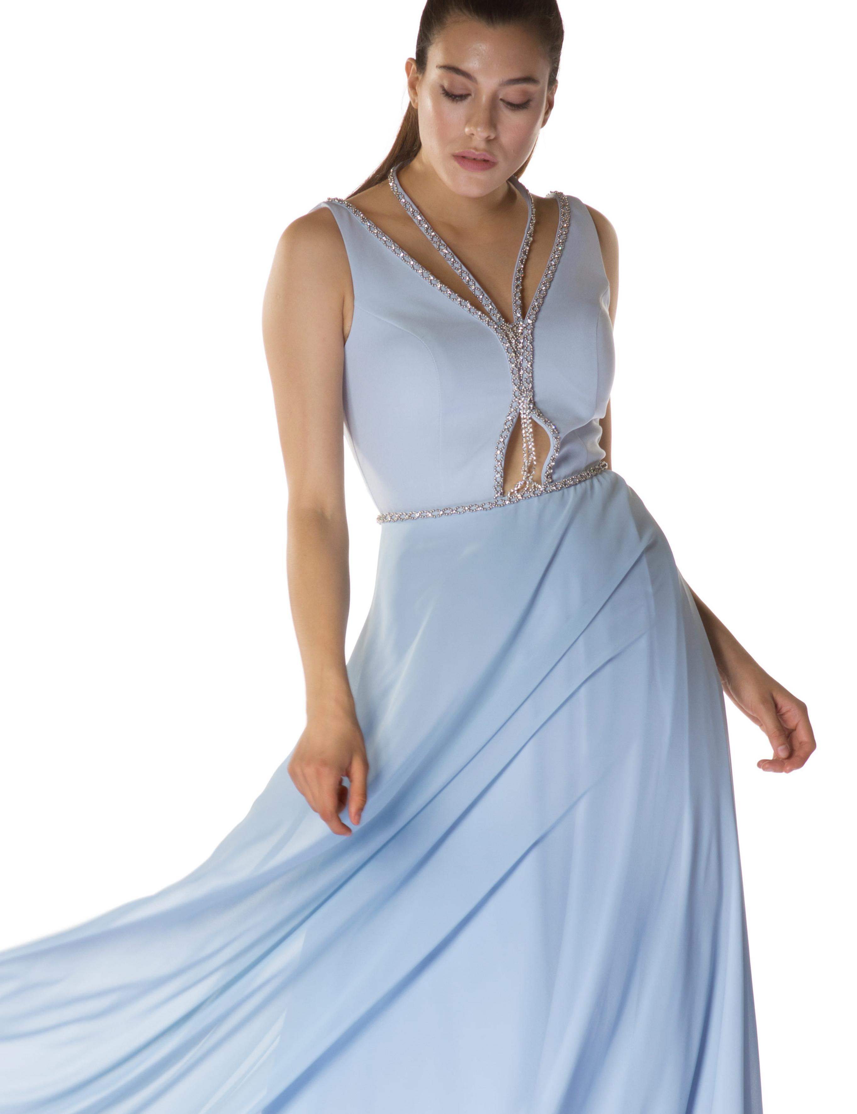 MAVI Uzun Abiye Elbise