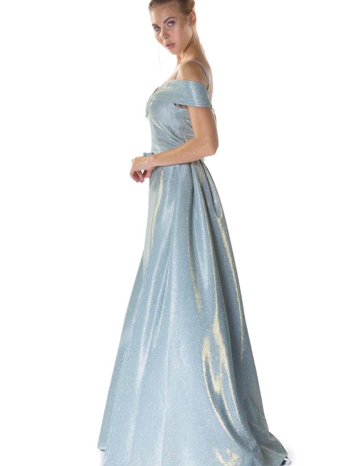 YESIL Uzun Abiye Elbise - 50218175001