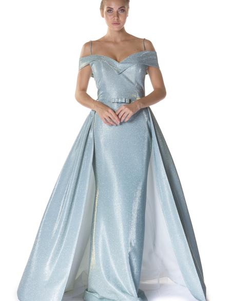 YESIL Uzun Abiye Elbise - 50218175001