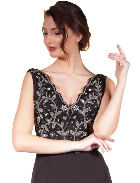 SIYAH Balık Abiye Elbise - 50218179003