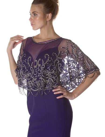 MOR Balık Abiye Elbise - 50218183002