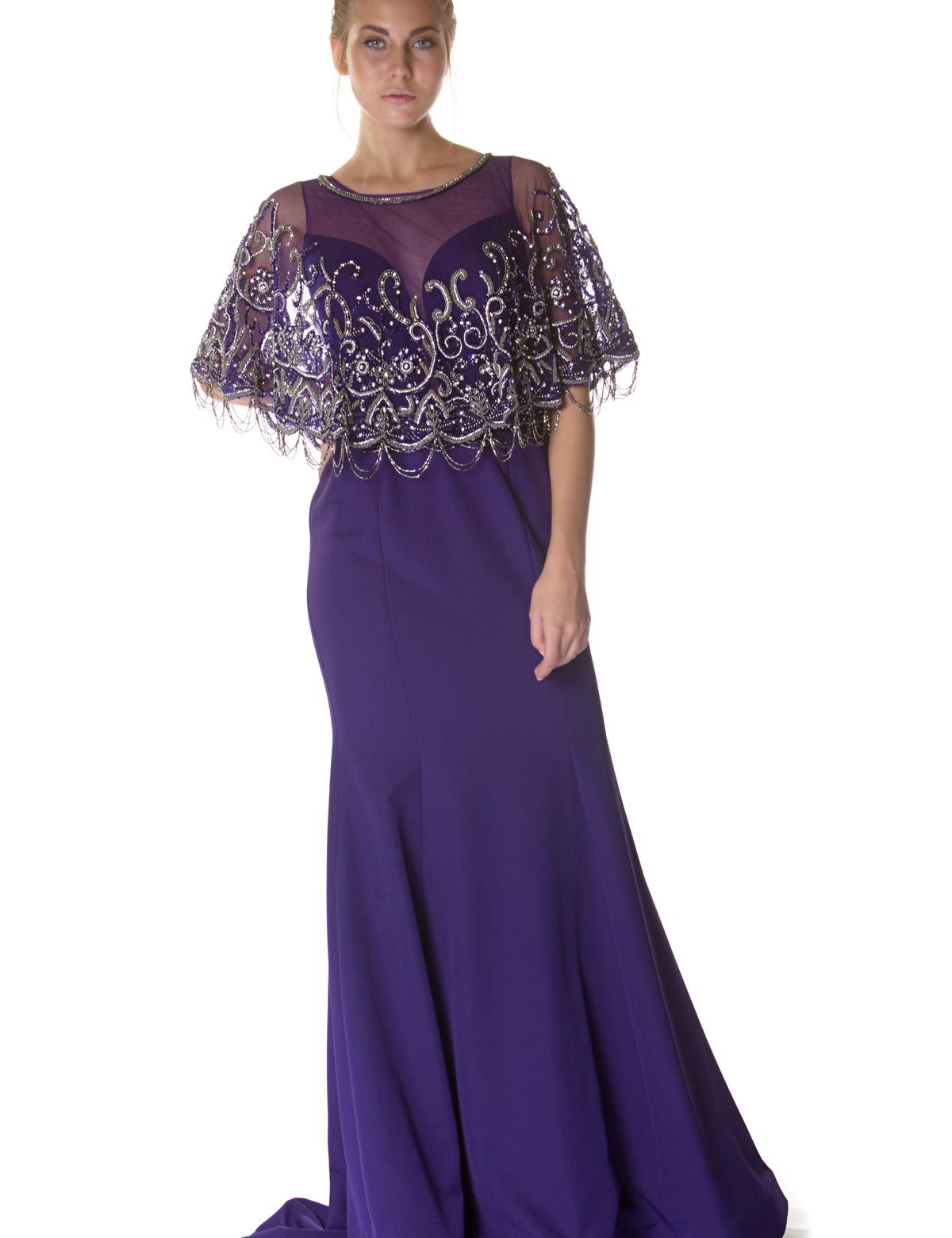 MOR Balık Abiye Elbise