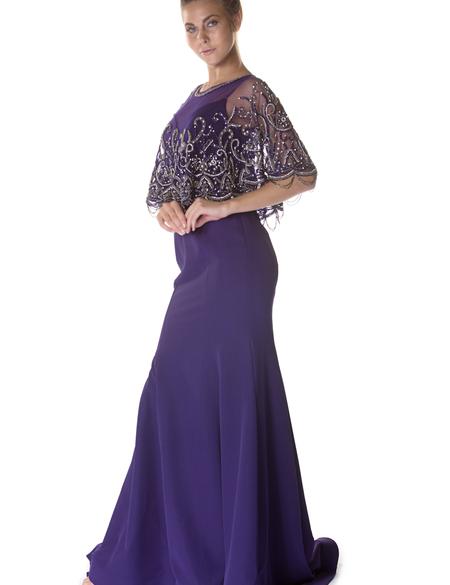 MOR Balık Abiye Elbise - 50218183002