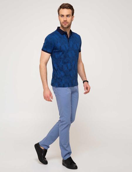 Koyu Mavi Slim Fit Chino Pantolon - 50189182005