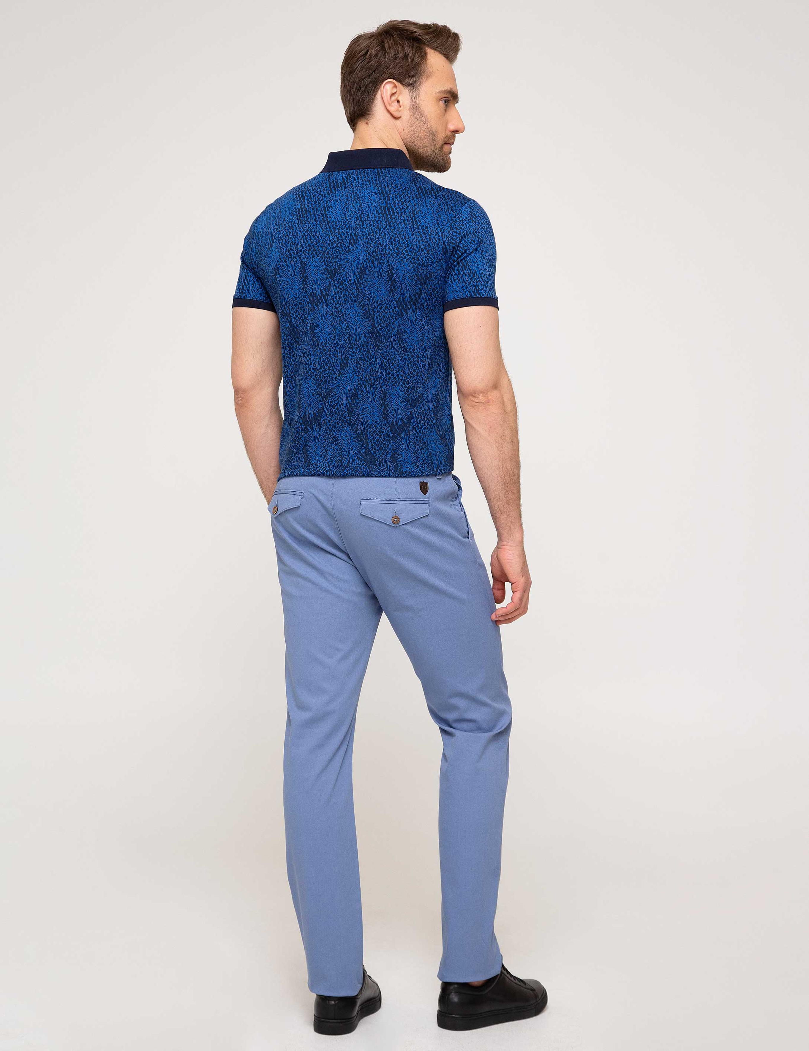 Koyu Mavi Slim Fit Chino Pantolon