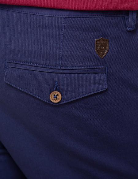 Lacivert Slim Fit Chino Pantolon - 50189182014