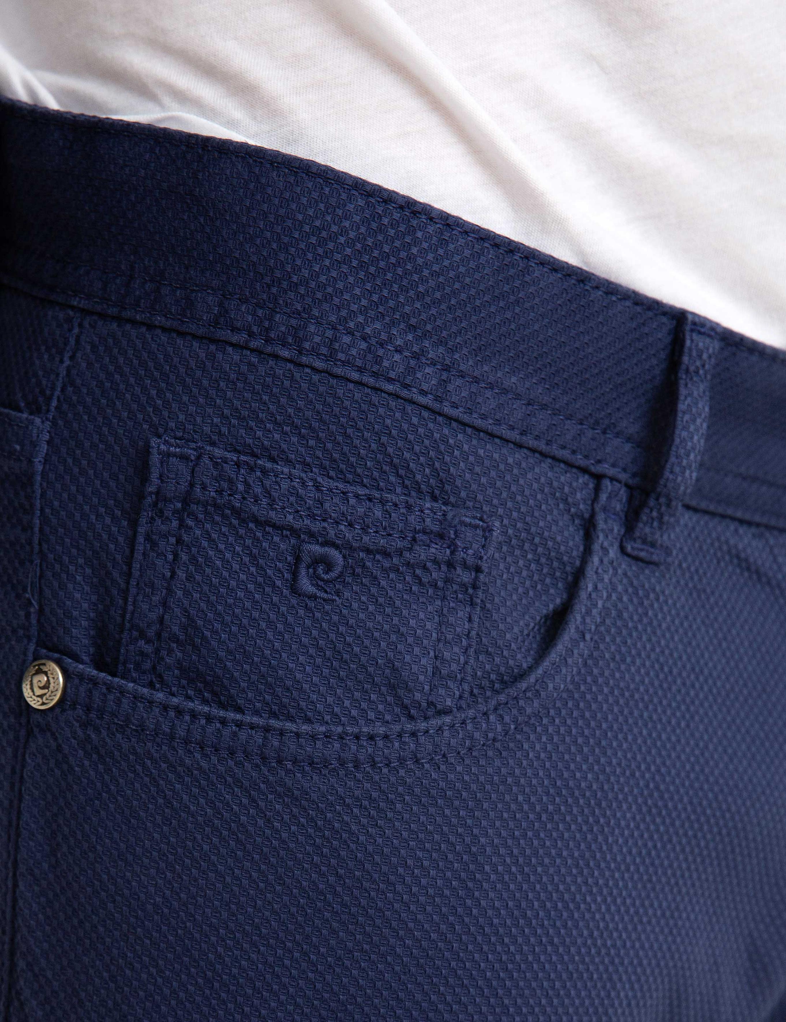 İndigo Slim Fit Kanvas Pantolon