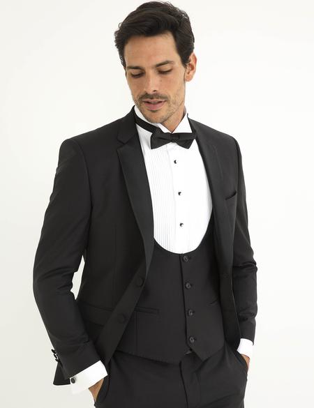 Siyah Damatlık Smokin - 50189629023