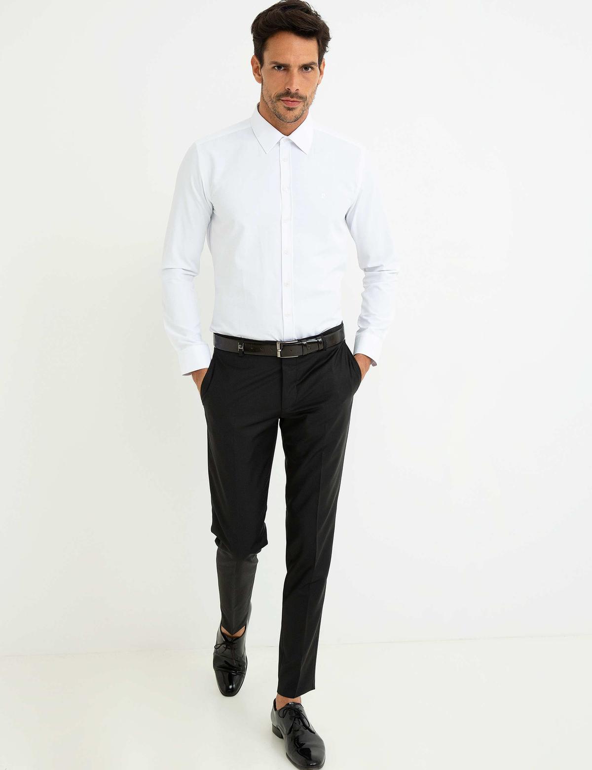 Siyah Ekstra Slim Fit Pantolon