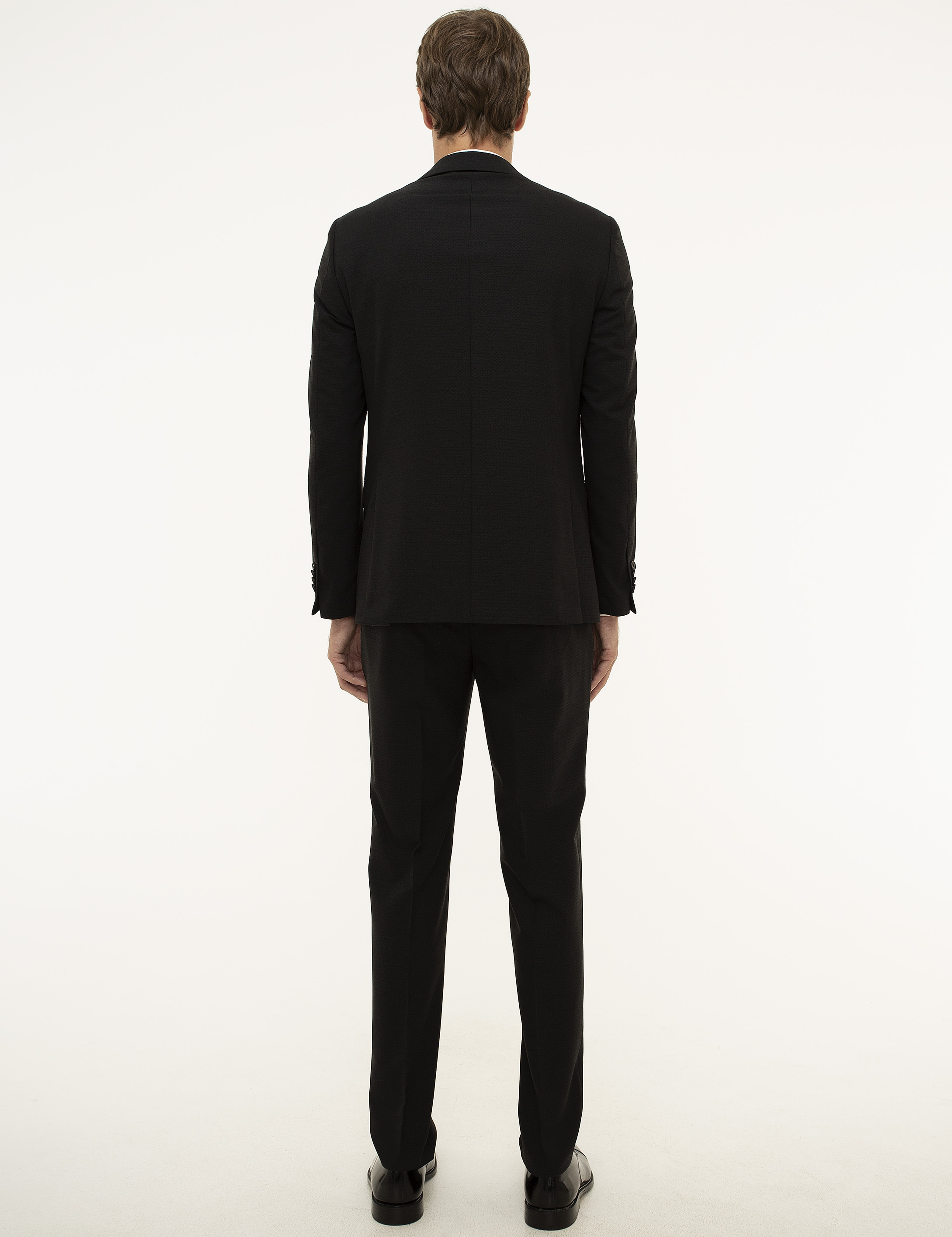 Siyah Ex. Slim Fit Takım Elbise - Image 4