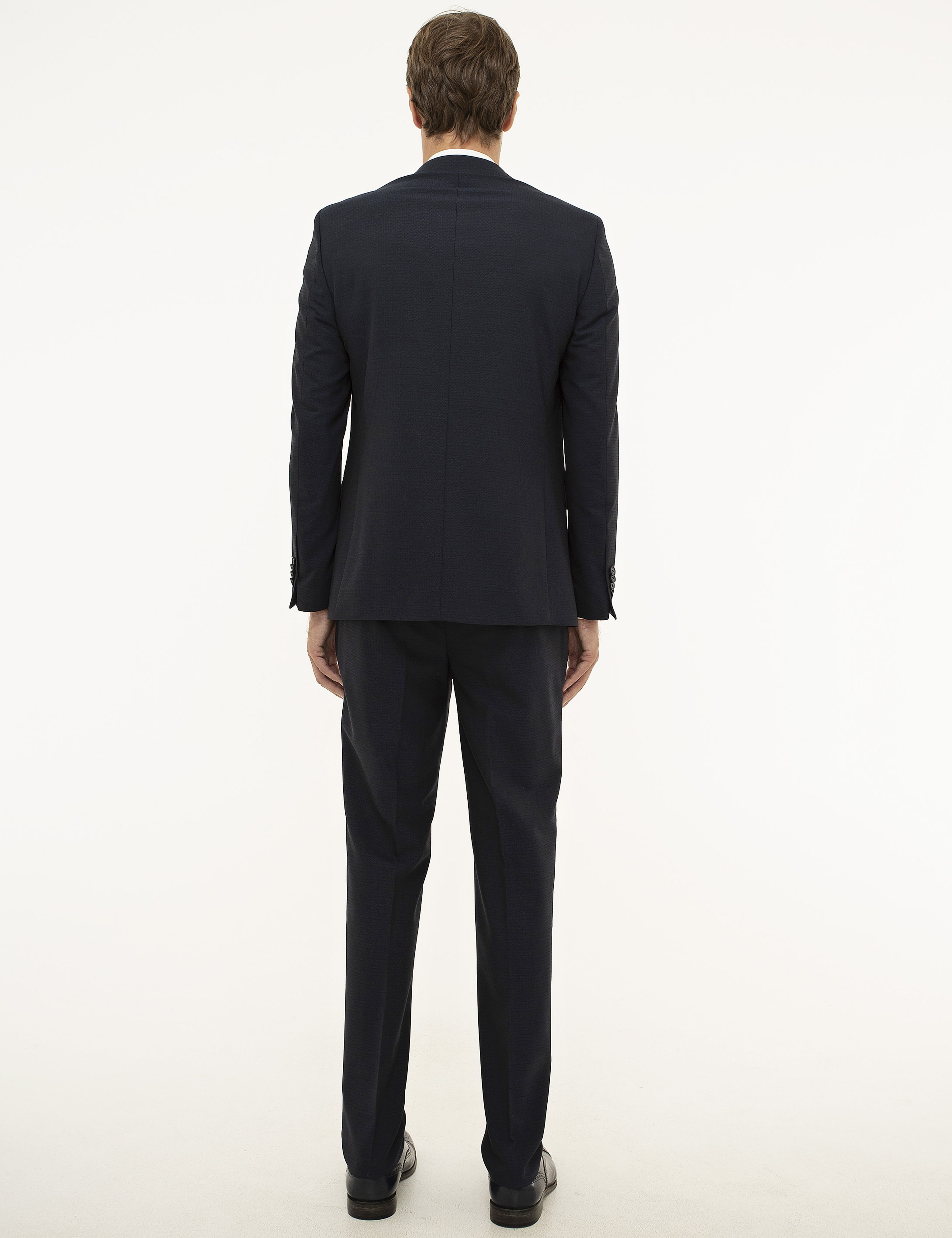 Lacivert Ekstra Slim Fit Takım Elbise - Image 4