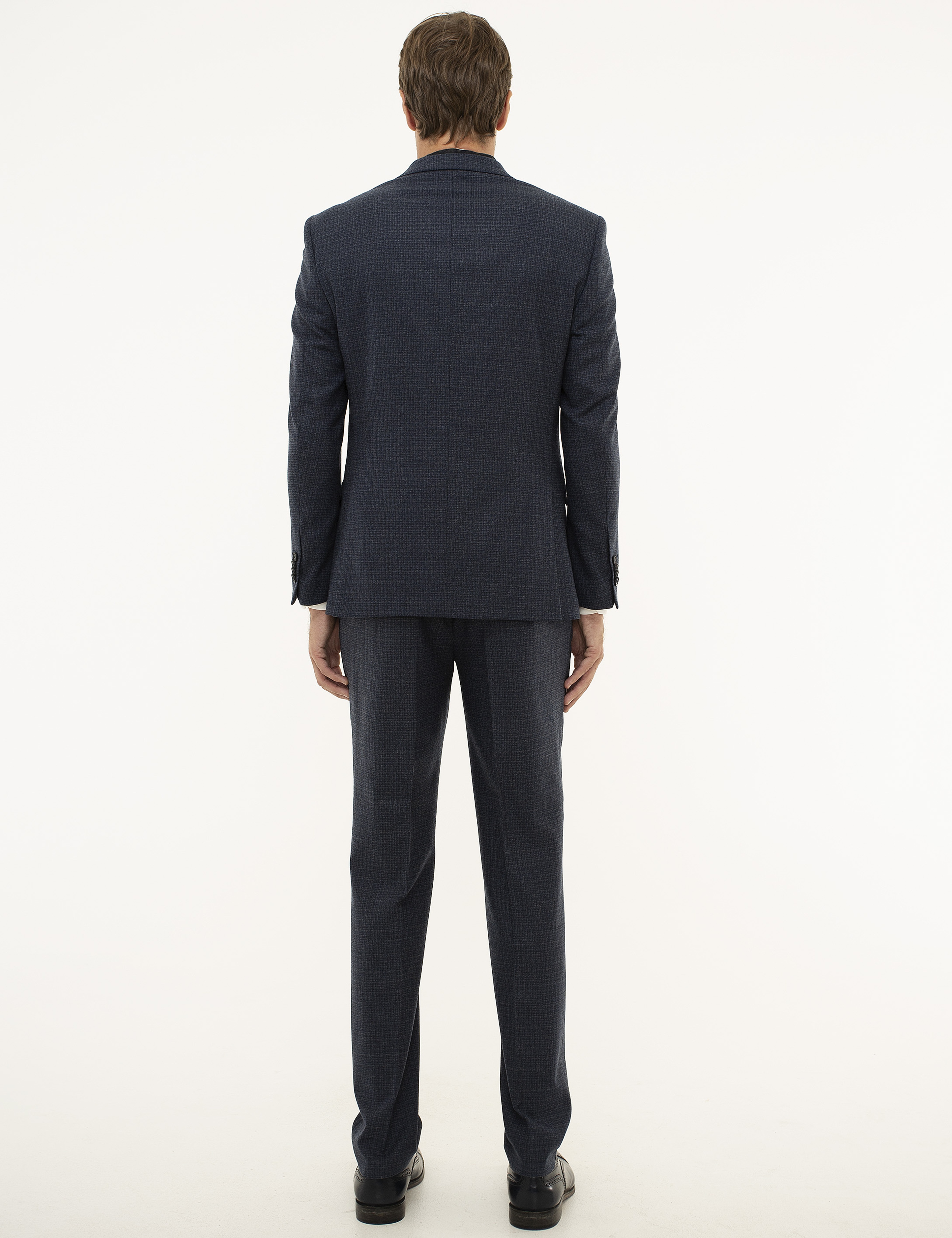 Lacivert Ekstra Slim Fit Takım Elbise - Image 4