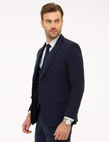Lacivert Slim Fit Ceket - 50195225038