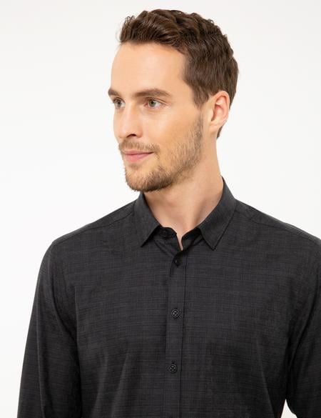 Siyah Slim Fit Gömlek - 50209247002