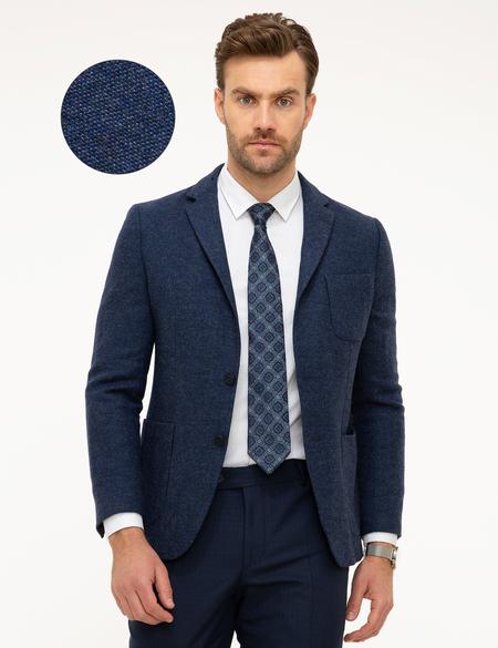 Açık Lacivert Ekstra Slim Fit Ceket - 50194621008